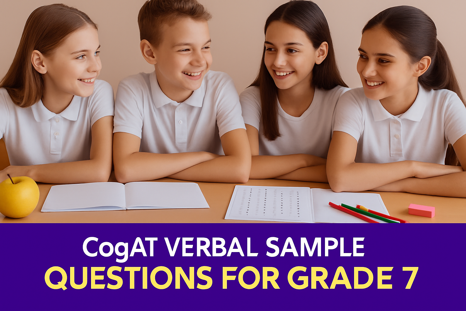 CogAT verbal sample questions for grade 8