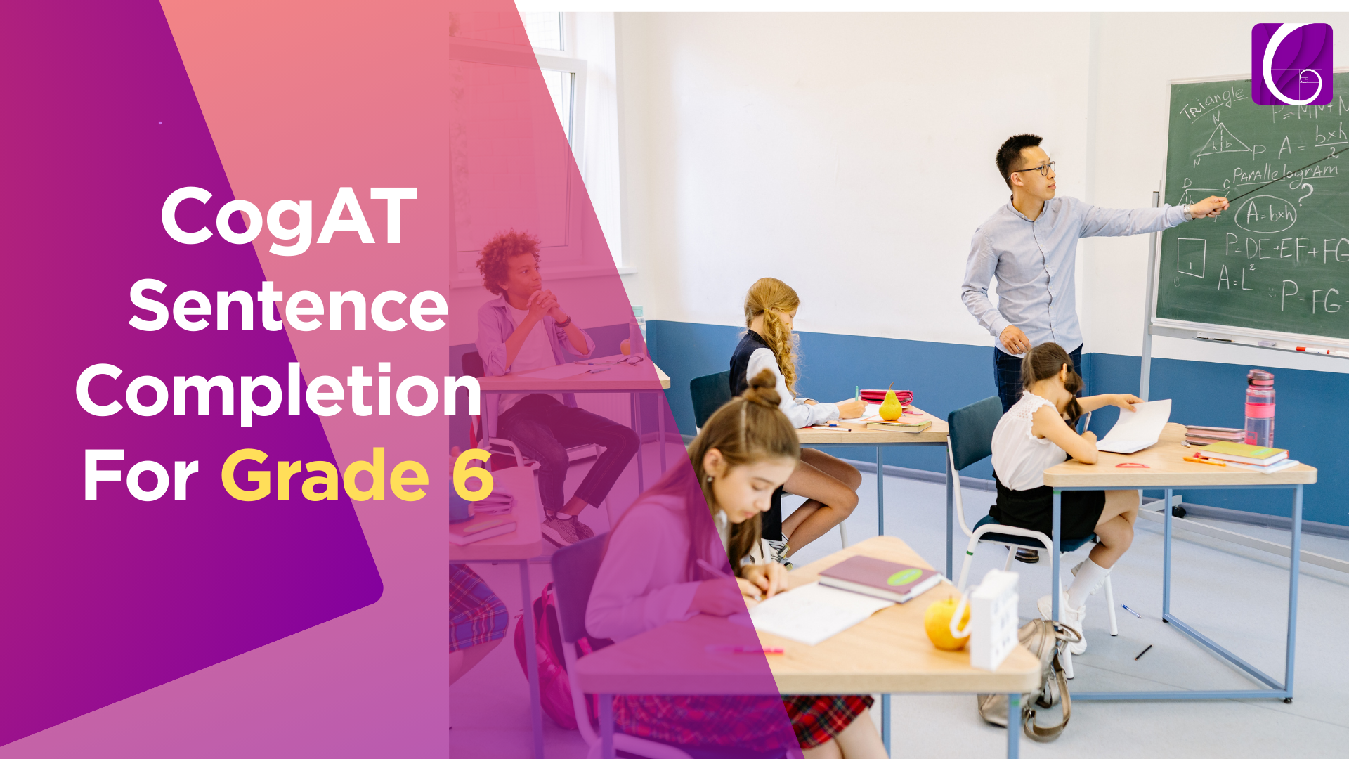 Cogat grade 6 sentence completion questions