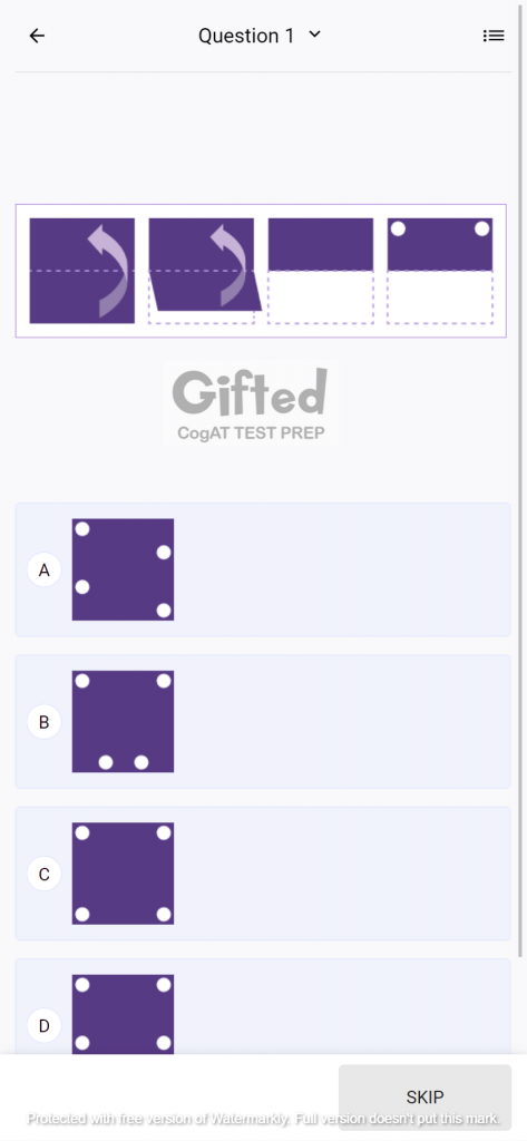 Gifted test