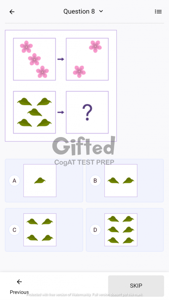CogAT Free Practice for Grade 2