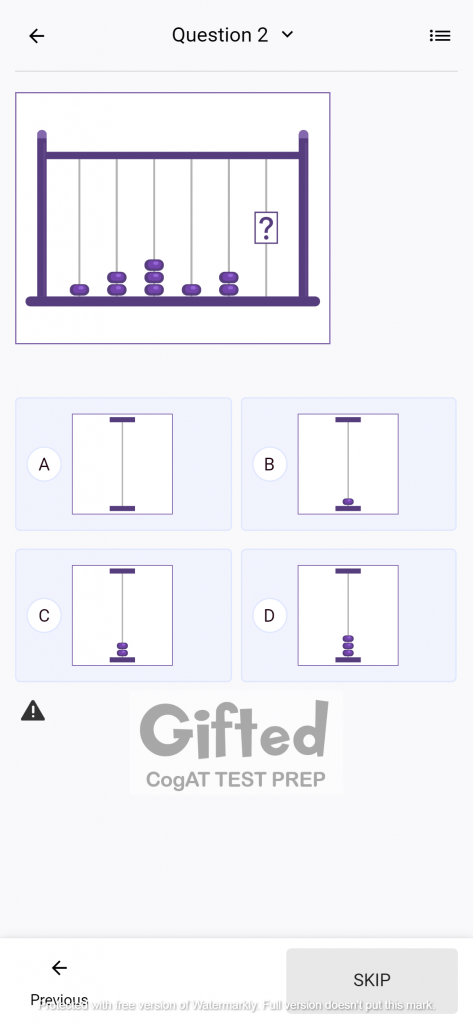 Cogat Number Series Kindergarten Free Worksheets