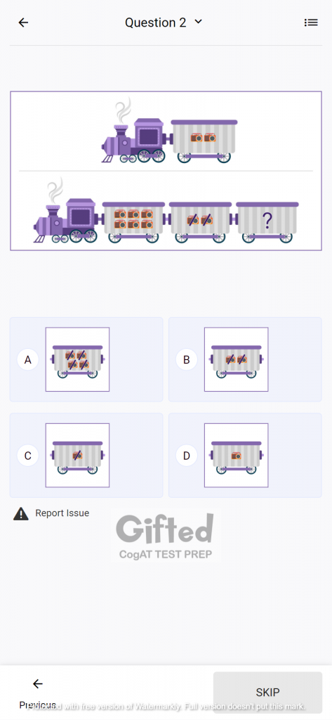 CogAT kindergarten tips