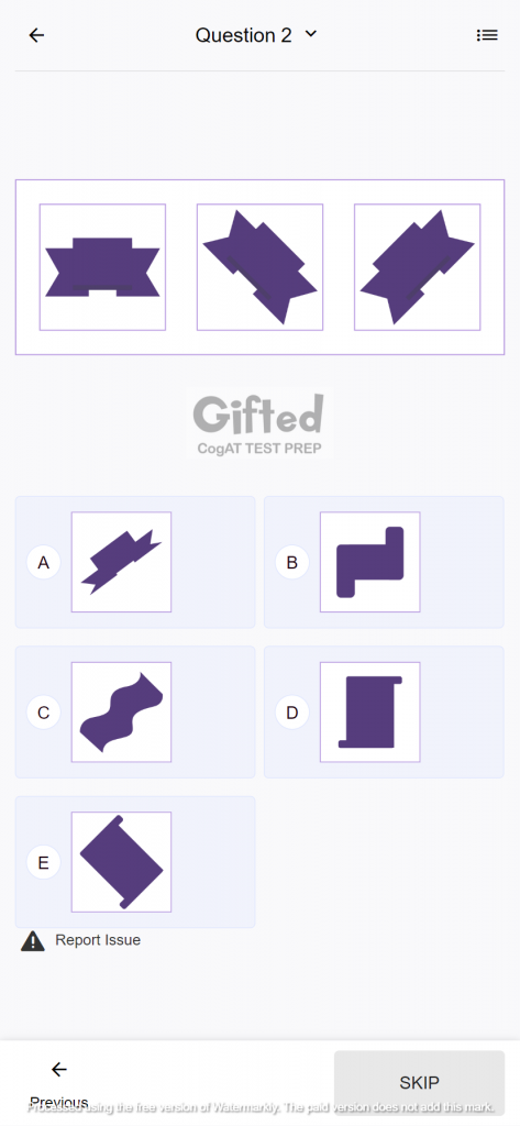 Cogat grade 4 Practice test