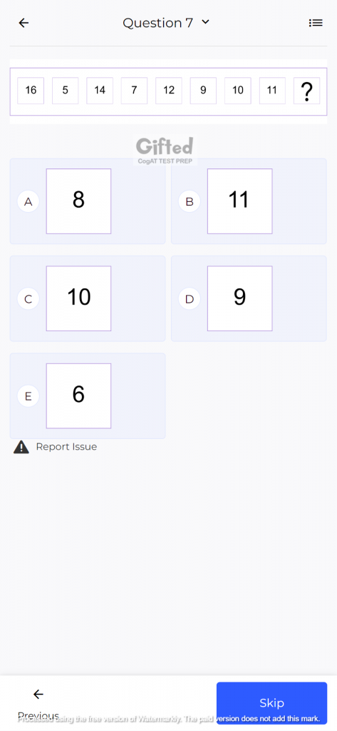 CogAT practice test grade 4