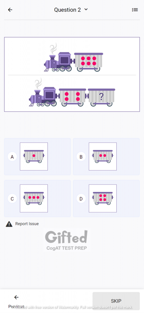 cogat Practice Test for Kindergarten