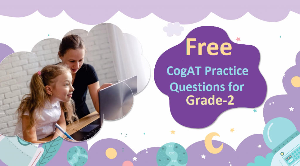 Free cogat image based practice questions for Grade 2