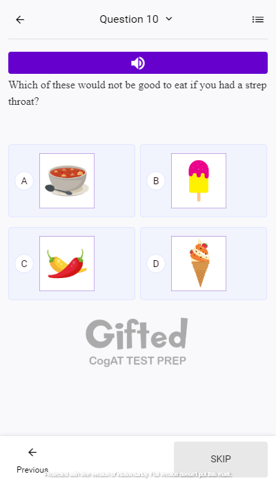 CogAT Free testing Grade 2
