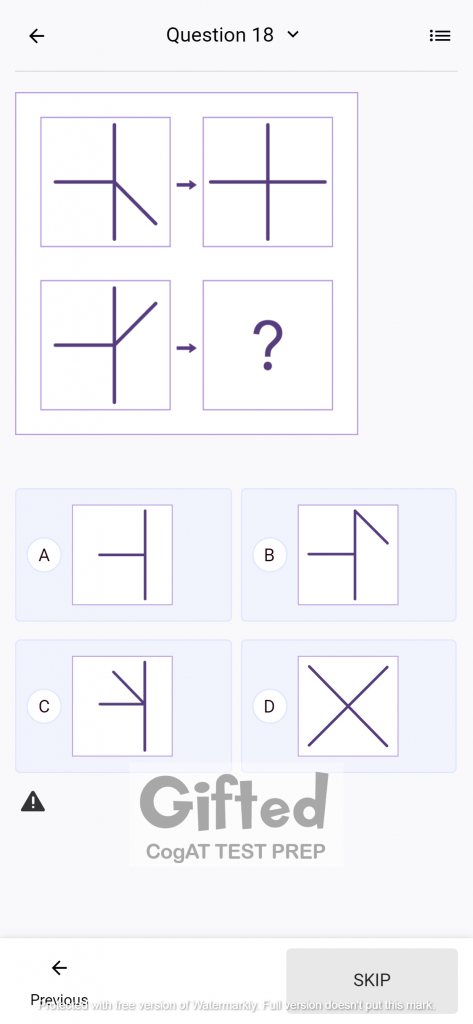 Free CogAT Practice Questions for Figure Matrices