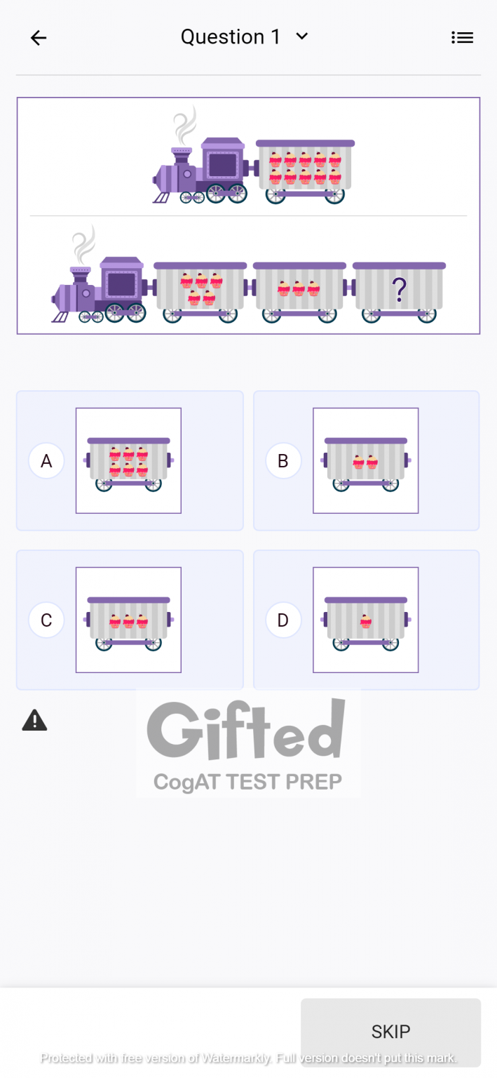 Cogat Practice Test Free Online