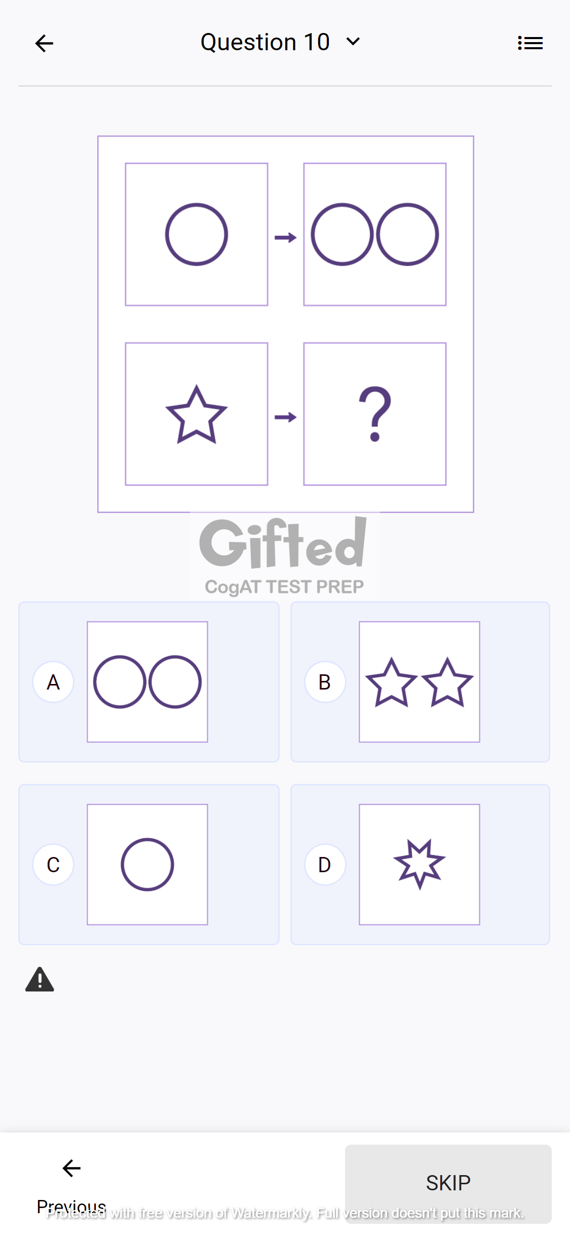 Free cogat test sample questions for grade 2 by gifted