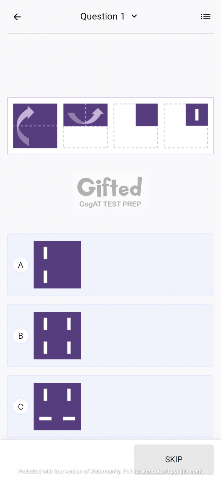 Free cogat test sample questions for grade 2 by gifted