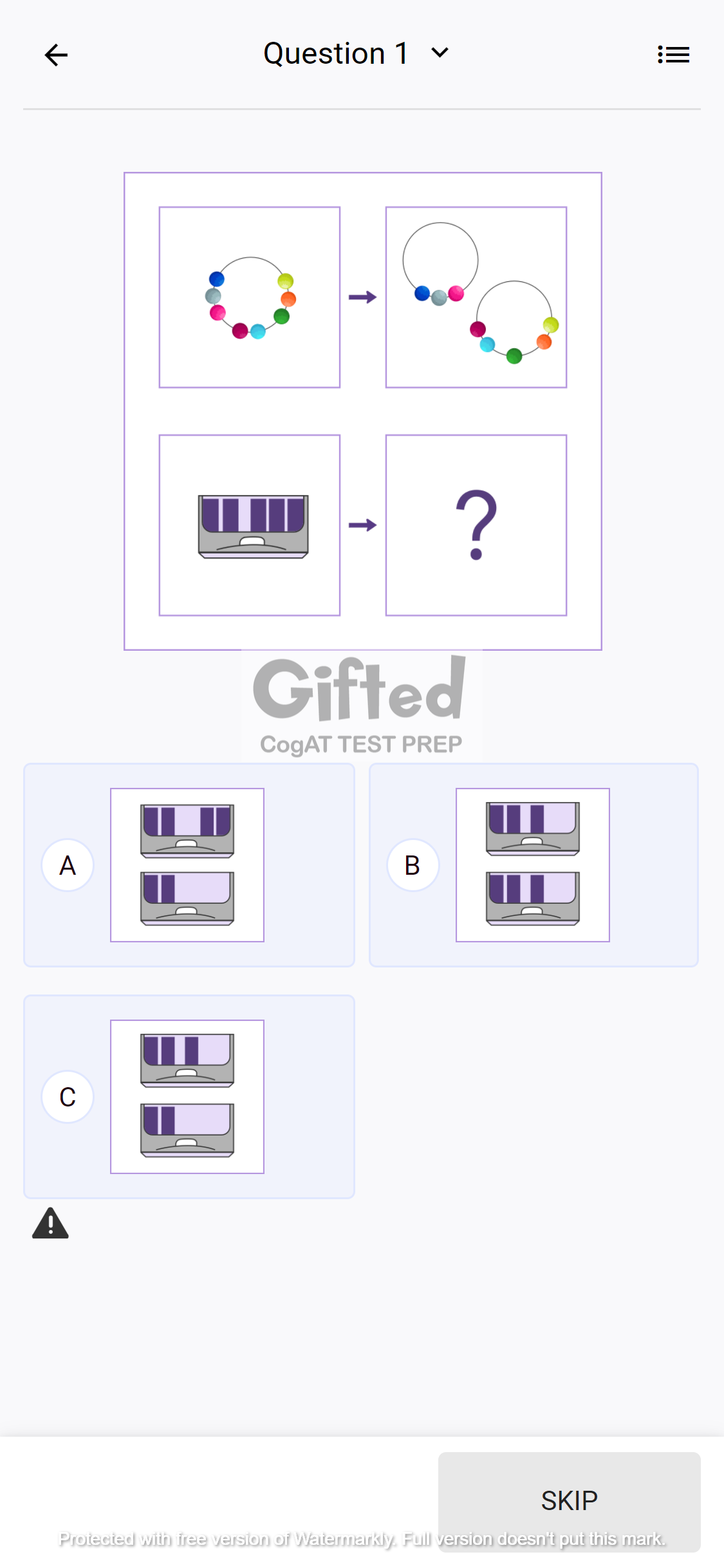 Free cogat test sample questions for grade 2 by gifted