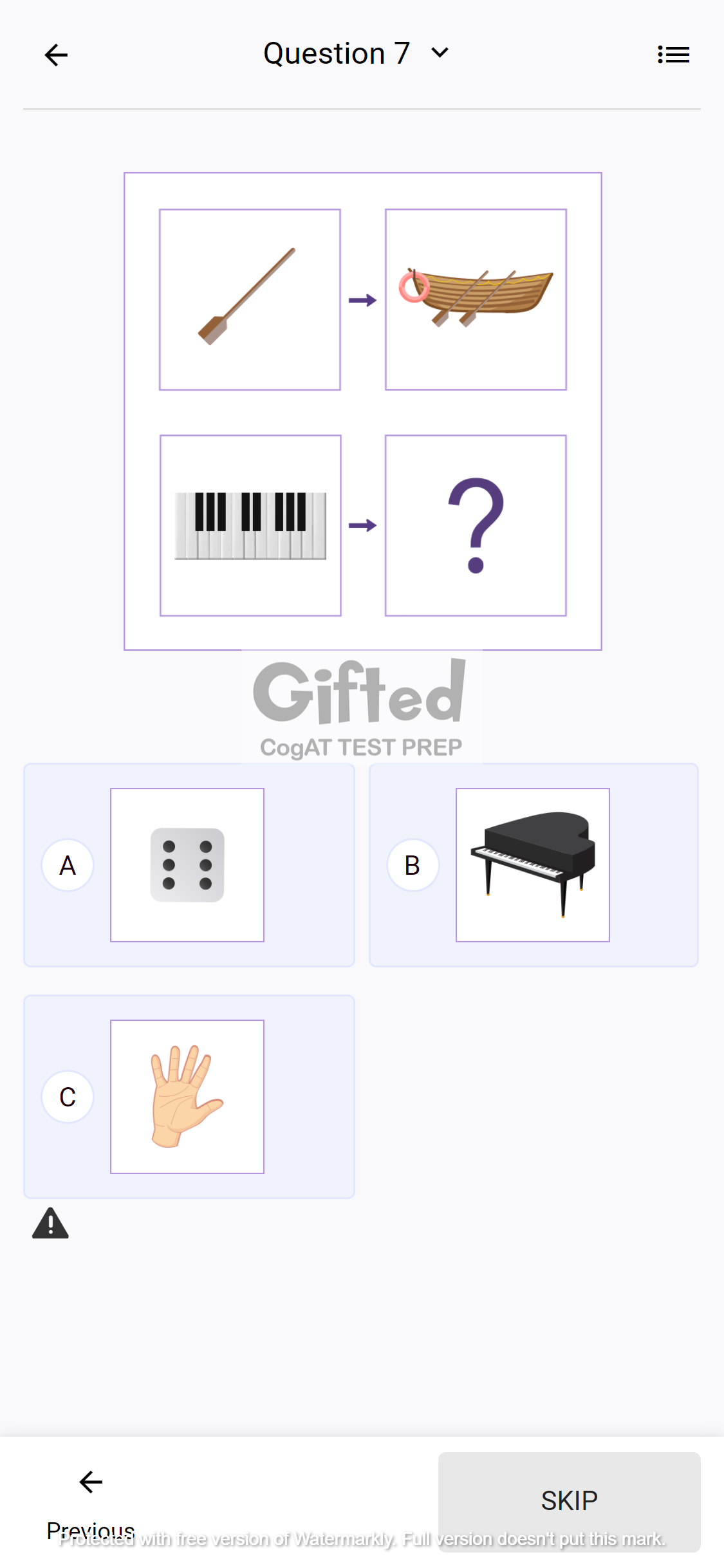 Free CogAT Test Sample Questions For Grade 2 By Gifted
