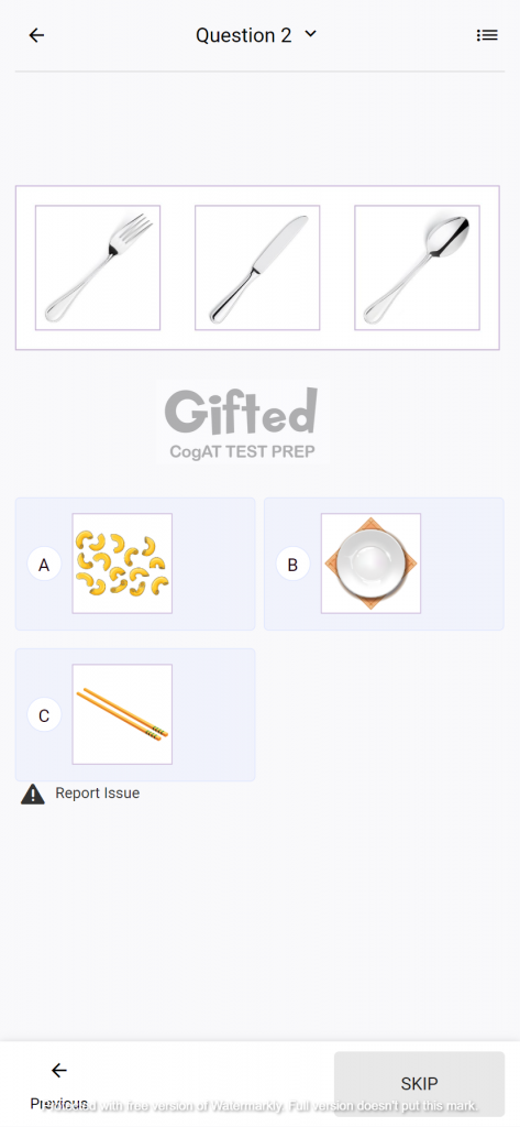 gifted grade 2 sample practice questions