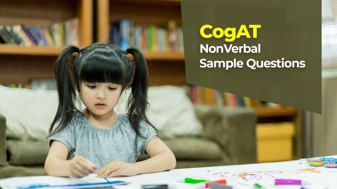 CogAT nonverbal sample questions for kindergarten