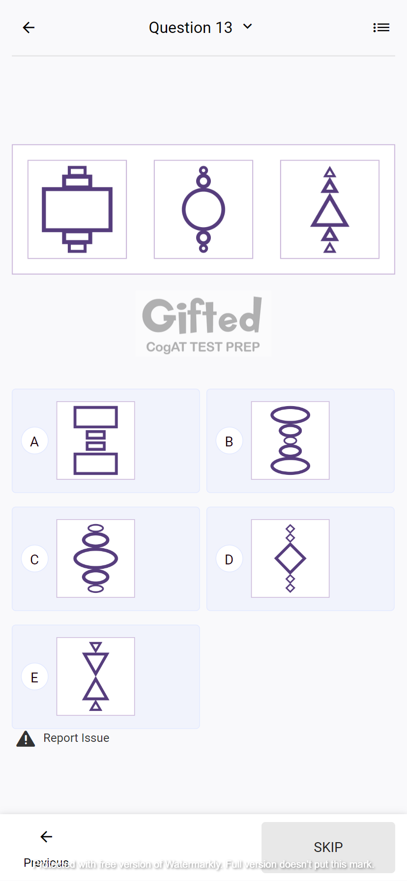 Cogat nonverbal questions for grade 2 gifted talented