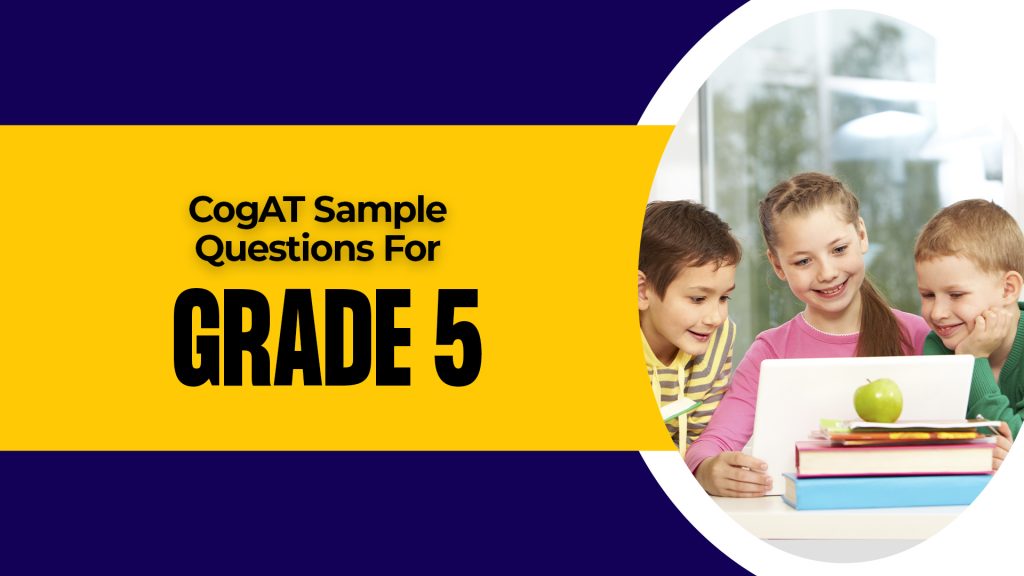 cogat sample questions for grade 5