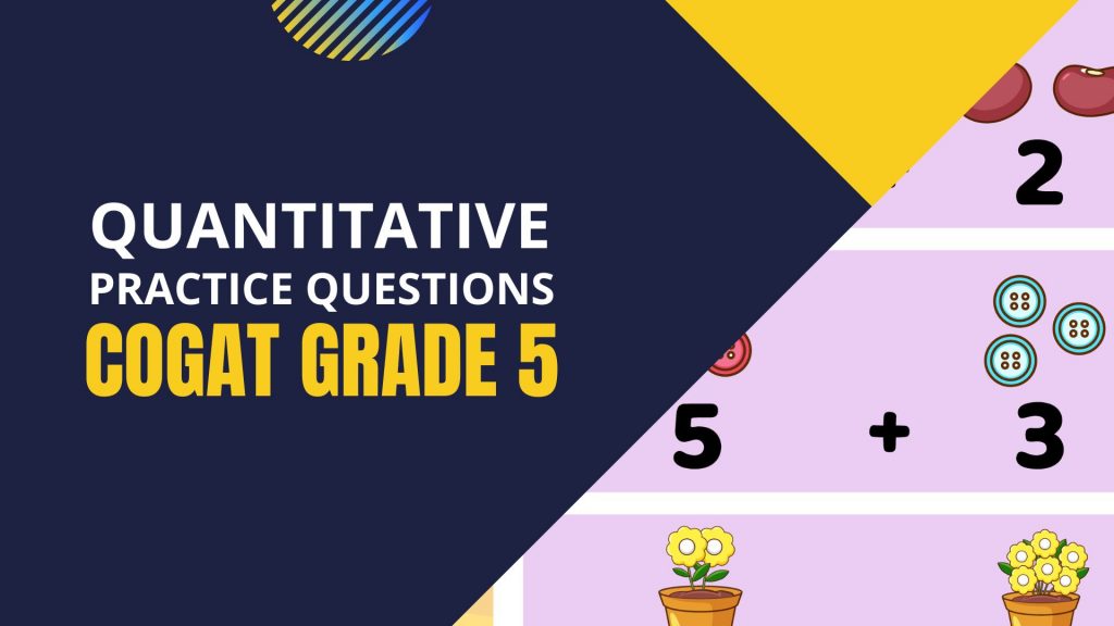 CogAT quantitative practice questions for grade 5