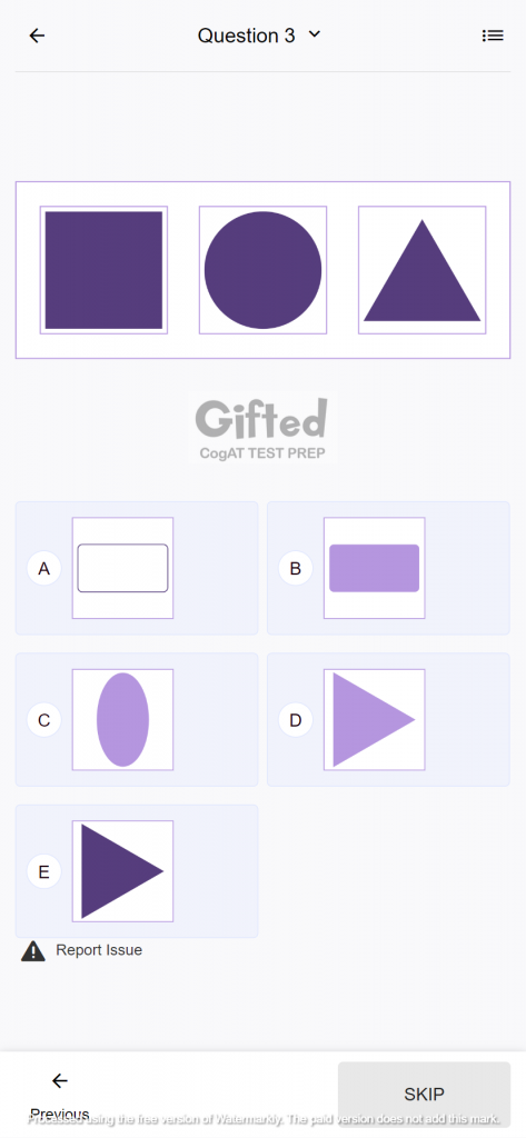 Gifted test
